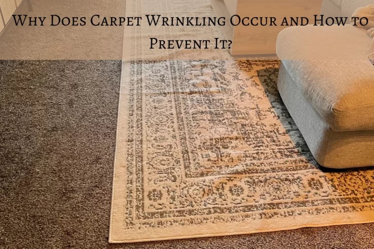 Read more about the article Why Does Carpet Wrinkling Occur and How to Prevent It?