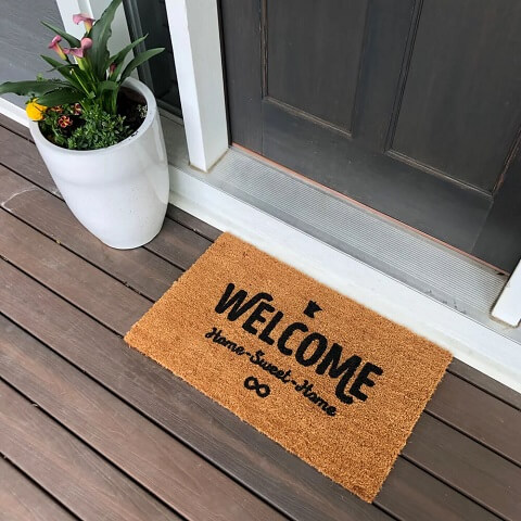 welcome carpet