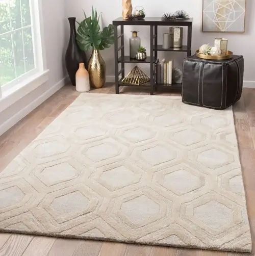 Beige Hand Tufted Rug