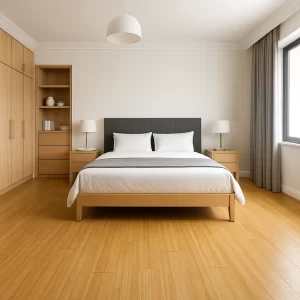 Bamboo Flooring in Bedroom