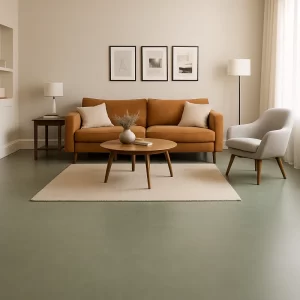 Linoleum Flooring in Living Rooms