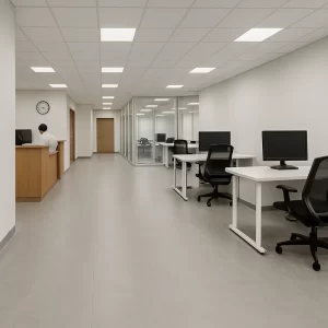 PVC Flooring in Office