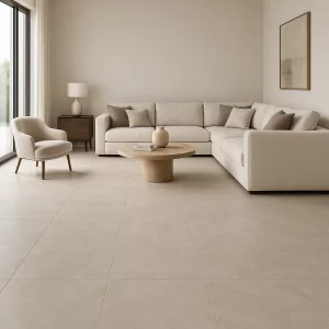 Porcelain Flooring in Living Room