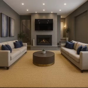 Sisal Carpet in Living Room