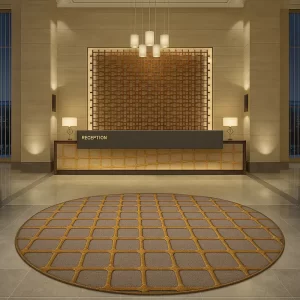 Hand Tufted Carpet in Hotel