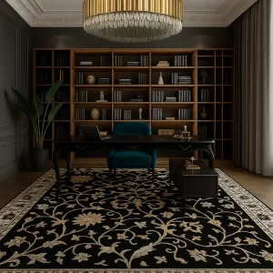 Hand Tufted Carpet in Office