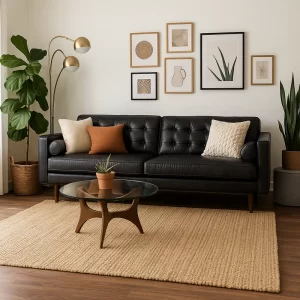 Jute Carpet in Living Room