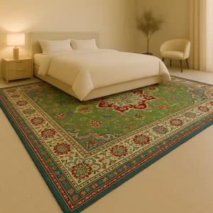 Kazak Rug in Bedroom