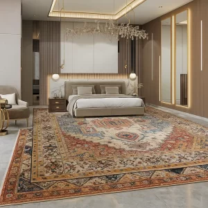Oriental Rug in Bedroom