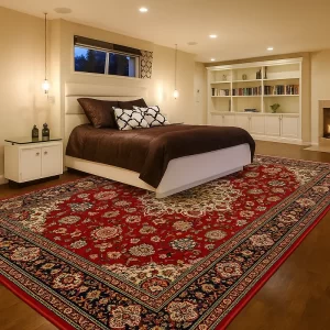 Persian Carpet in Bedroom