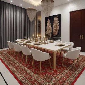 Persian Carpet in Dining Room