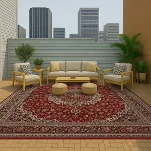 Persian Carpet in Outdoor