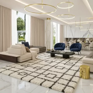 Shaggy Rugs in Living Room