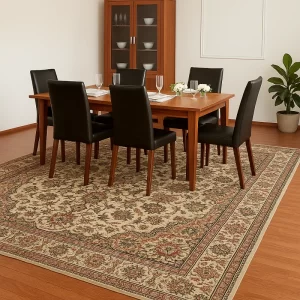 Vintage Carpet in Dining Room