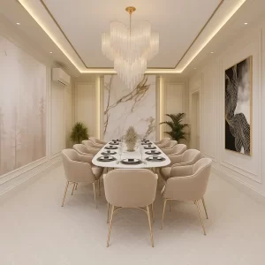 Wall to Wall Carpets in Dining Room