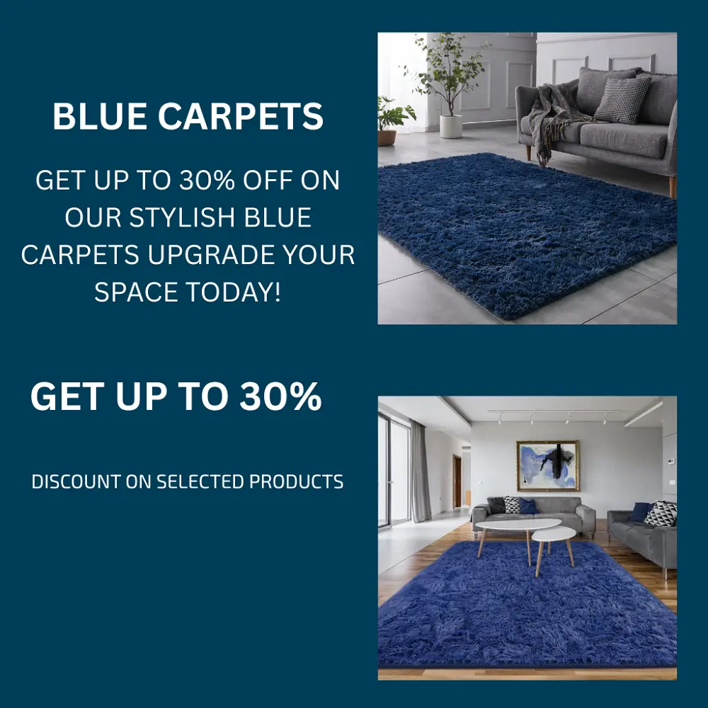 blue carpets