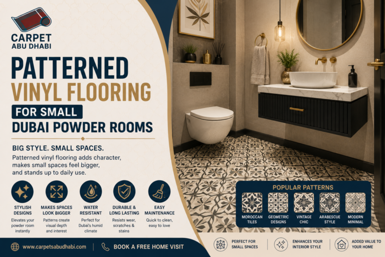 Read more about the article Patterned Vinyl Flooring for Small Dubai Powder Rooms
