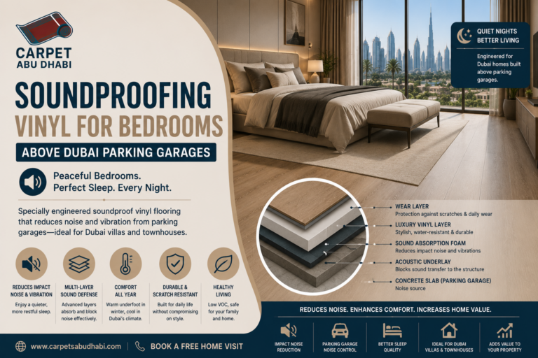 Read more about the article Soundproofing Vinyl for Bedrooms Above Dubai Parking Garages