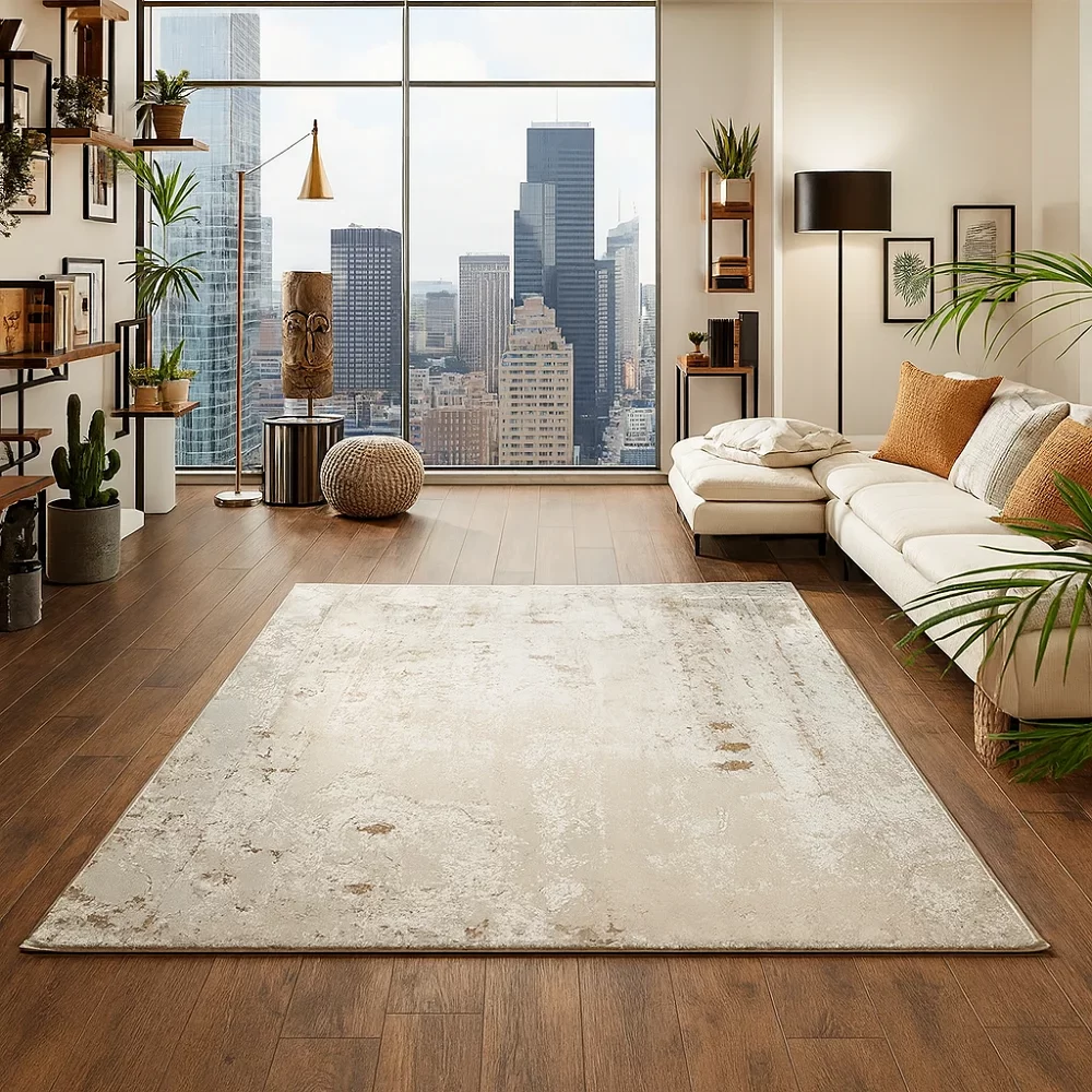 Beige Rugs Residential