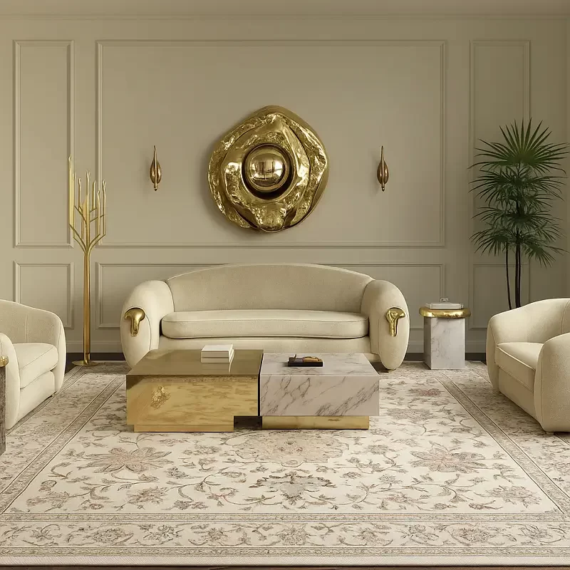 Handmade Carpets in Living Room