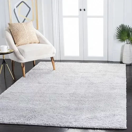 Light Gray Shaggy Rug