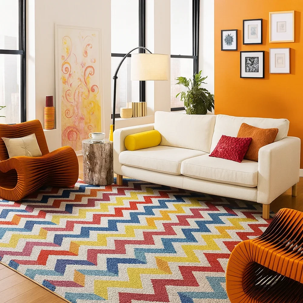 Patterned Rugs Residential