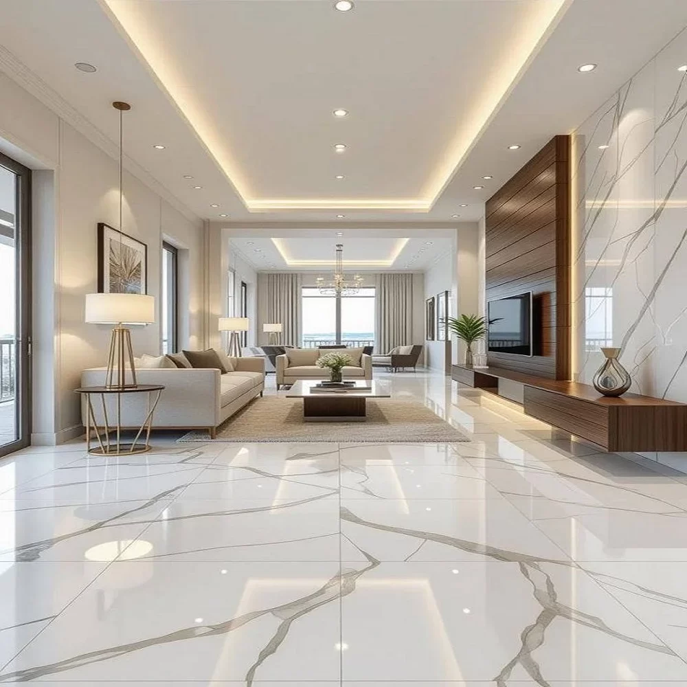Residential Living Room Flooring