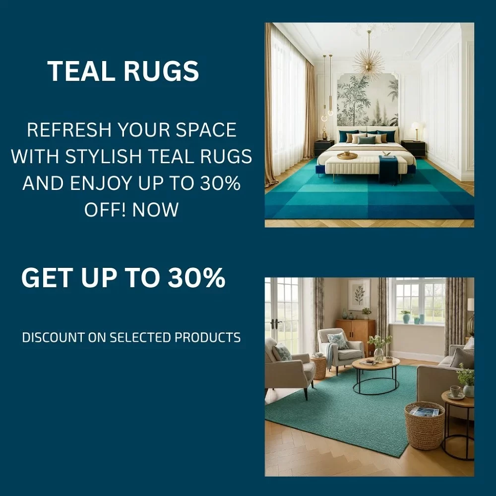Teal Rugs