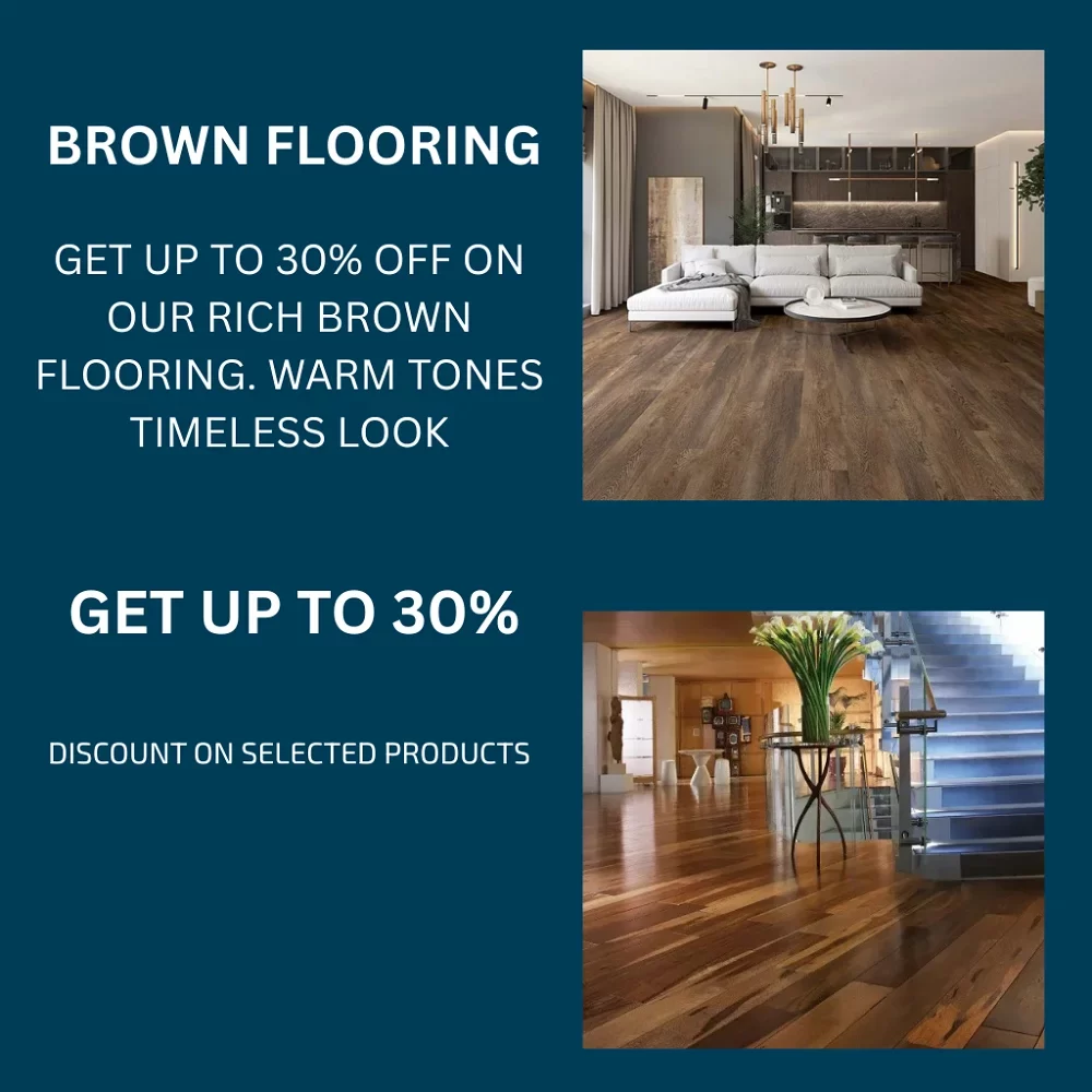 Brown flooring