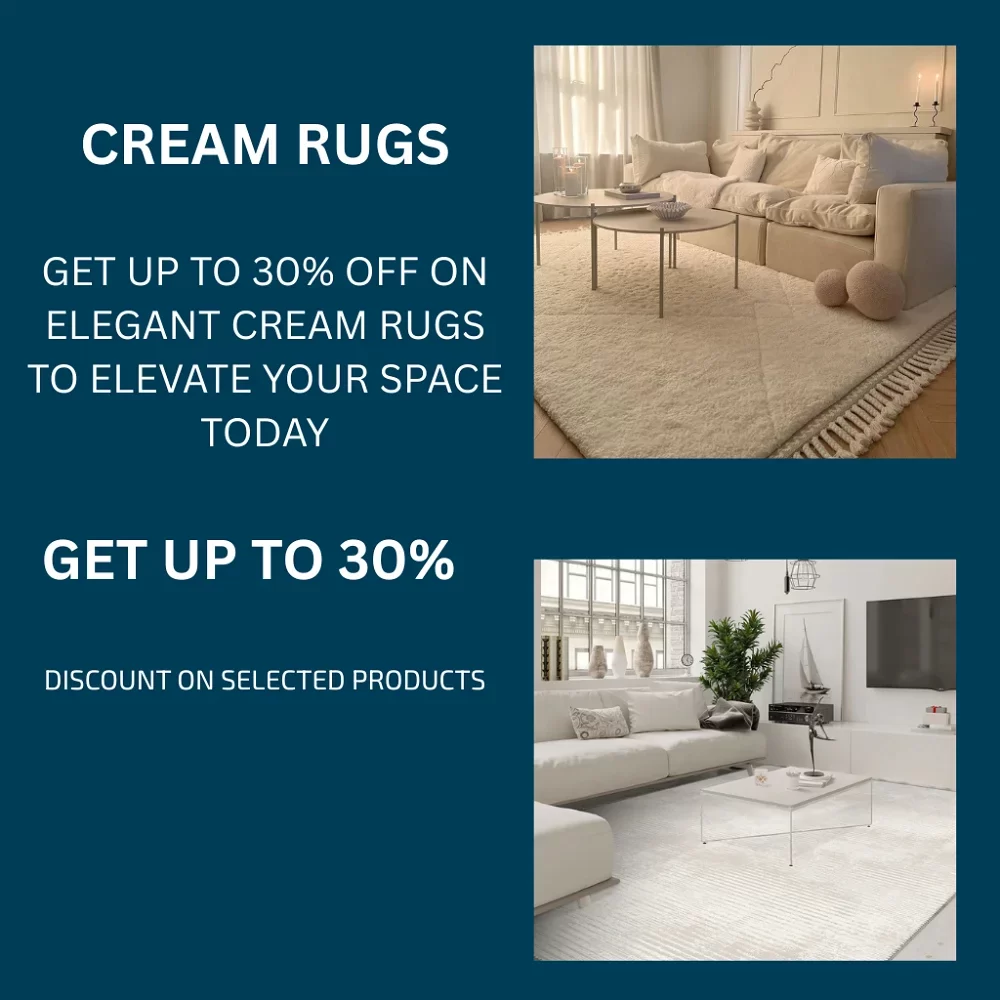 cream rugs
