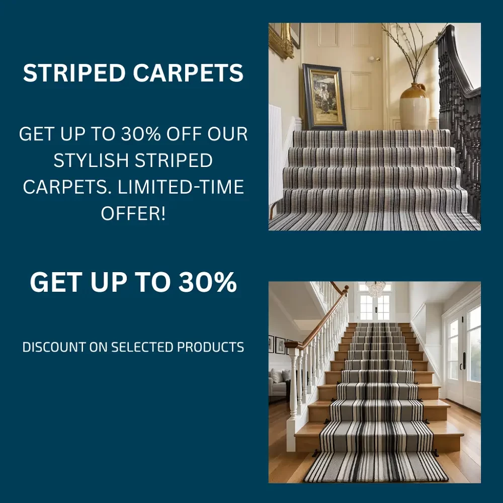 striped carpets